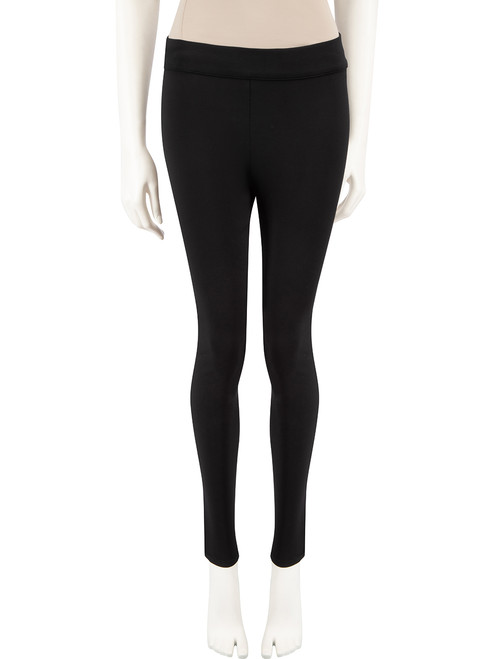 The Row Black High Rise Stretch Leggings