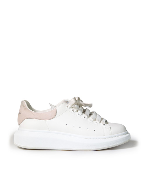 Alexander McQueen White Leather Oversize Chunky Trainers