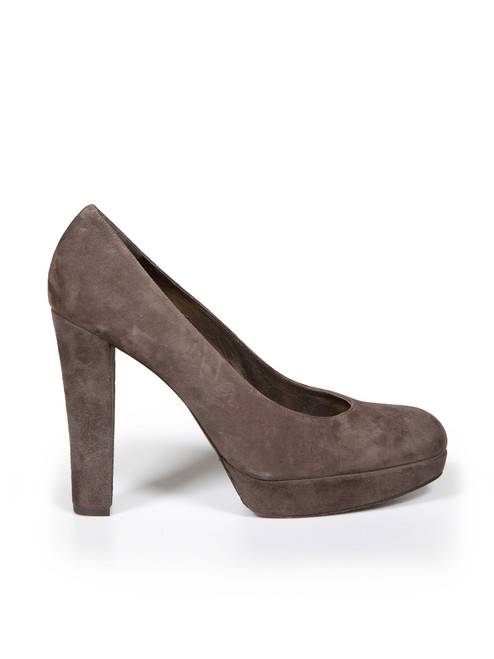 Stuart Weitzman Brown Suede Strongswoon Pumps