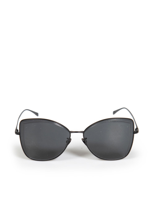 Chanel Black CC Logo Cat-Eye Sunglasses