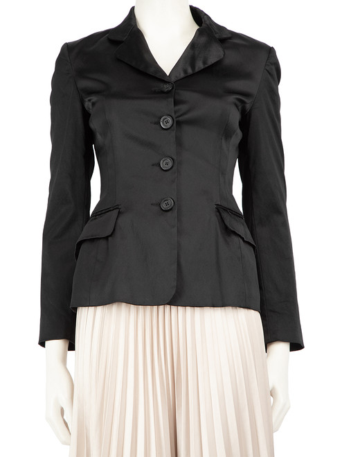 Moschino Black Single Breasted Tailored Blazer