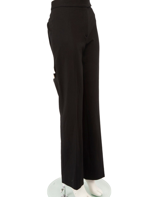 Victoria Beckham Black High Rise Trousers