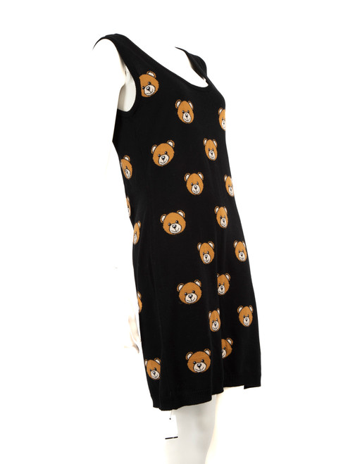 Moschino Black Wool Knit Dress