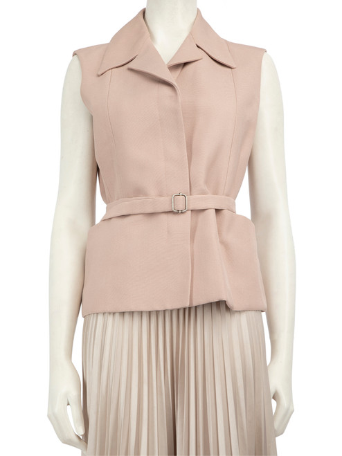 Dior Pink Silk Belt Waistcoat