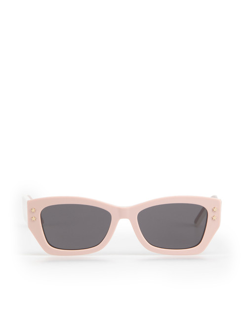 Dior SS24 Pink DiorPacific S2U Rectangle Sunglasses