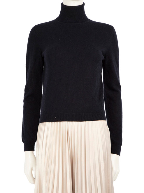 Dior Black Turtleneck Cashmere Jumper