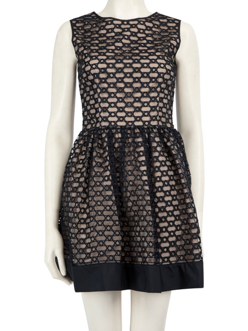 Valentino Garavani Red Valentino Black Mini Dress