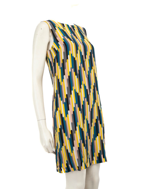 Missoni Abstract Striped Silk Dress