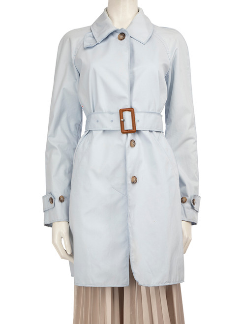 Dolce & Gabbana Light Blue Cashmere Trench Coat main image 1