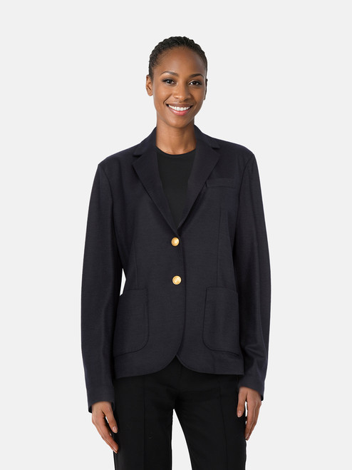 Circolo 1901 Navy Single Breasted Wool Blazer
