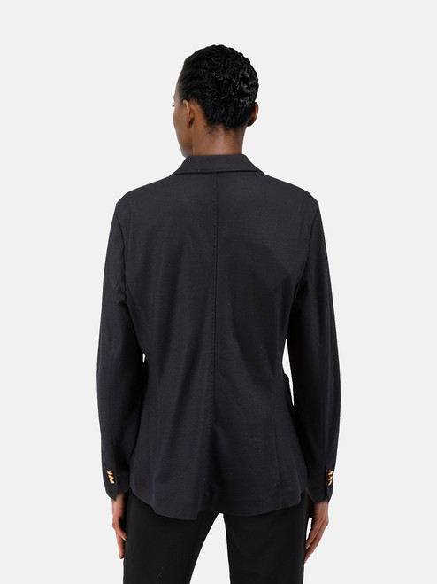 Circolo 1901 Navy Single Breasted Wool Blazer