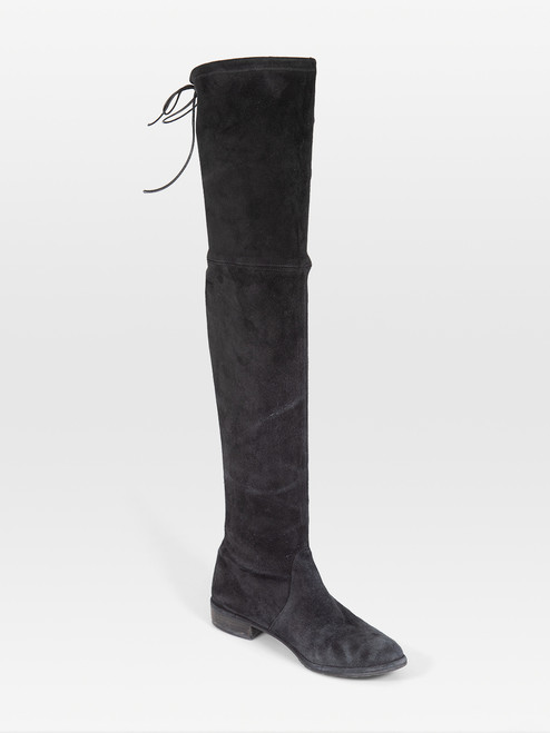 Stuart Weitzman Stuart Weitzman for Russell & Bromley Black Suede Knee High Boots