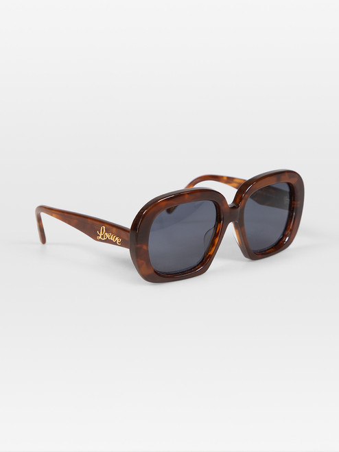 Loewe Brown Oversized Square Frame Sunglasses