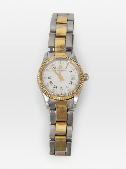 Baume & Mercier Steel & Gold Plated Watch