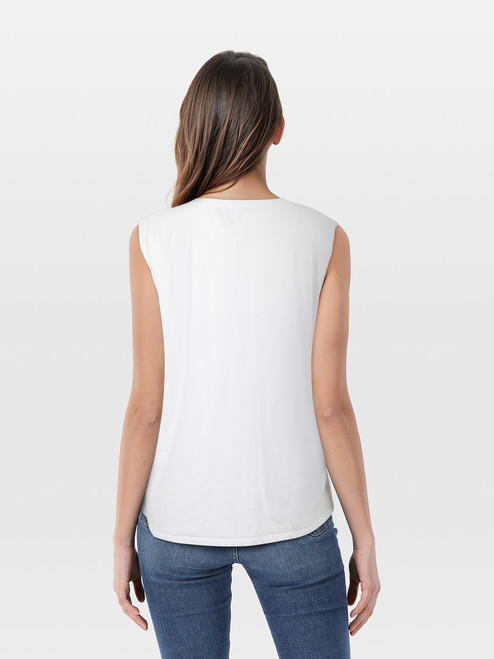 Stella McCartney White Dog & Floral Pattern Vest