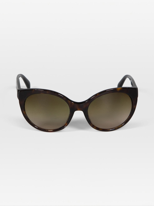 Prada Brown Gradient Logo Sunglasses