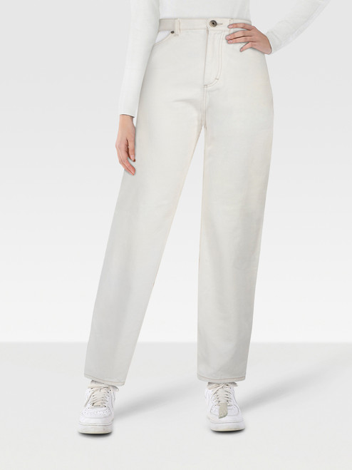 Maison Margiela White Denim Cut Out Jeans