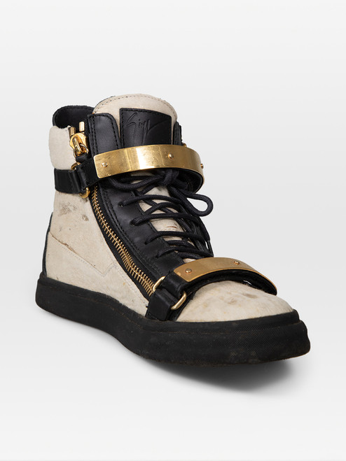Giuseppe Zanotti Pony Calfskin High Top Trainers