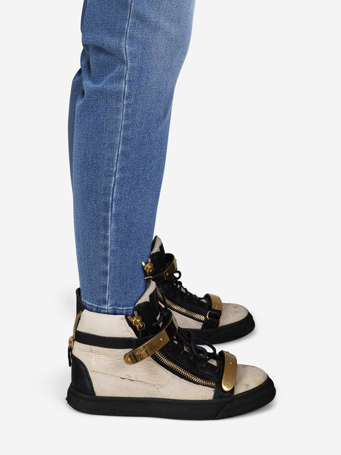 Giuseppe Zanotti Pony Calfskin High Top Trainers