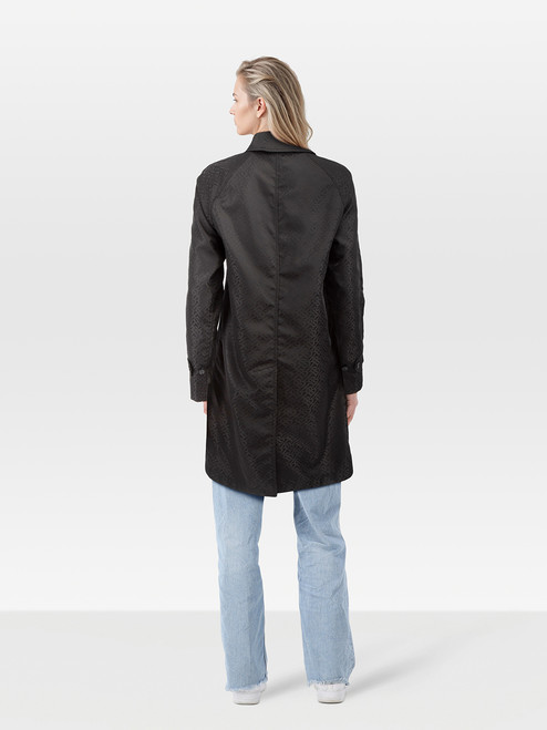 Burberry Black Monogram Trench Coat