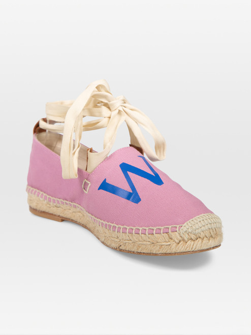Loewe Loewe x Paulas Ibiza Mauve Embroidered Espadrilles