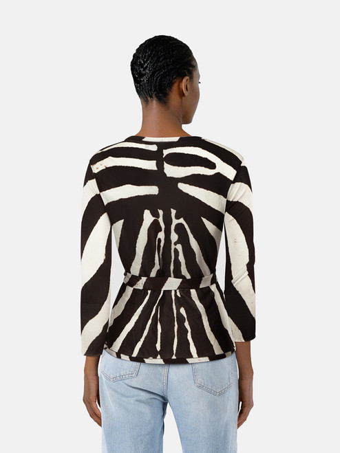 Dolce & Gabbana Zebra Print Cardigan