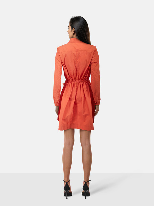 Halston Heritage Orange Parka Coat
