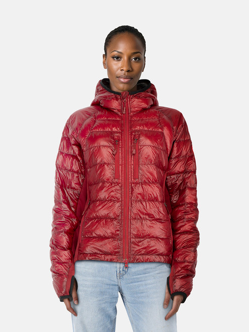 Canada Goose Red Quilted Puffer Hood Coat