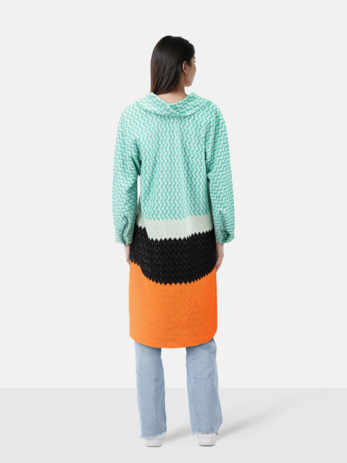 Missoni Panelled Knitted Long Cardigan Missoni Panelled Knitted Long Cardigan