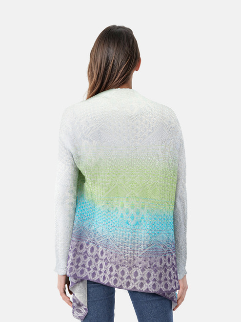 Missoni Gradient Metallic Knit Cardigan