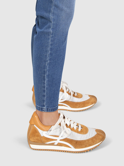 Loewe Brown Suede Flow Runner Trainers