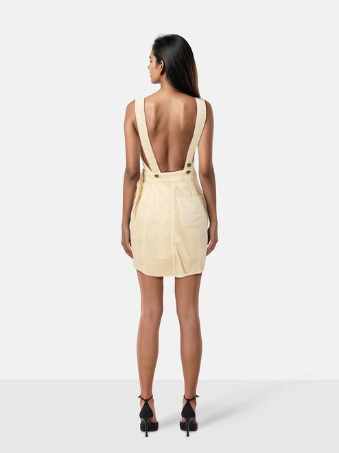 NANUSHKA Beige Denim Wrap Dress