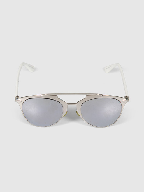 Dior Silver Mirrored Reflected Sunglasses