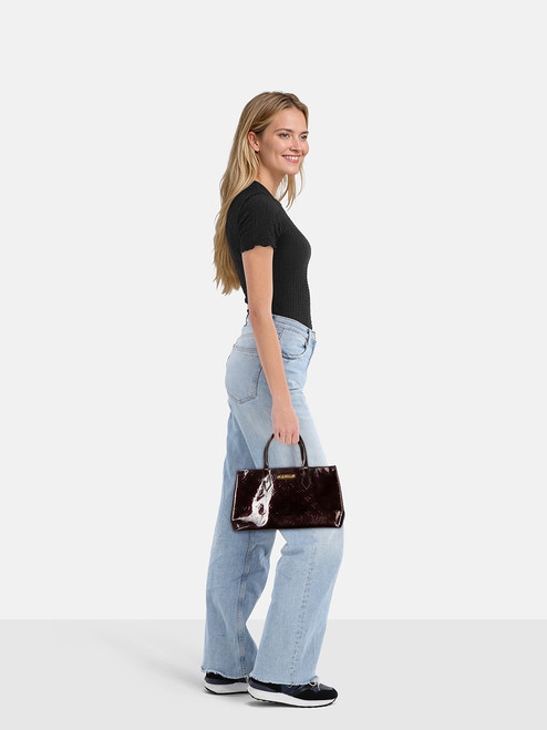 Louis Vuitton Amarante Vernis Monogram Wilshire Bag