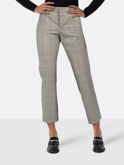 Zadig & Voltaire Grey Wool Posh Check Trousers