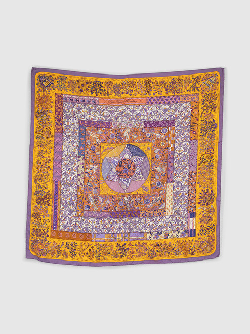 Hermès Silk Pique Fleuri de Provence Scarf