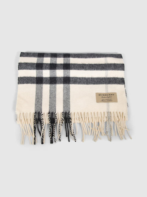 Burberry Cashmere Check Scarf