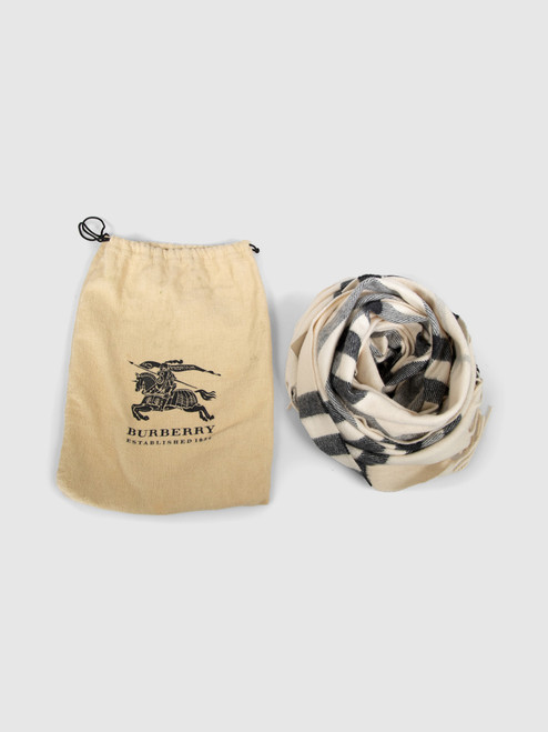 Burberry Cashmere Check Scarf