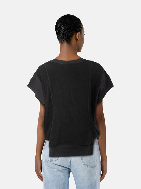Alexander Wang Printed Waffle Knit Logo T-Shirt