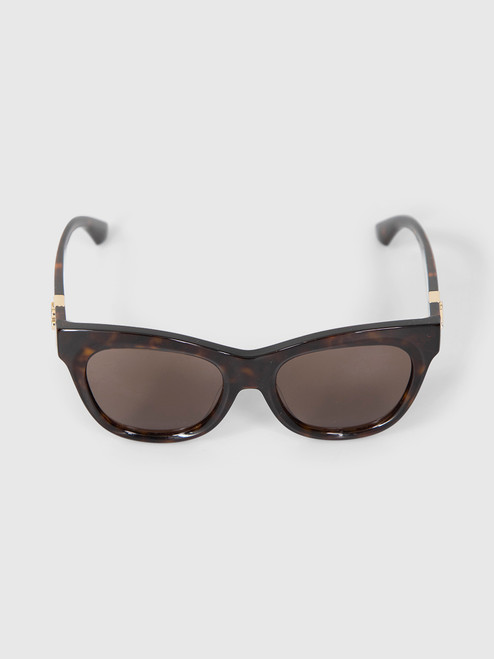 Burberry Brown Tinted Tortoiseshell Cat Eye Sunglasses