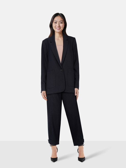 ME+EM Navy Blazer & Trousers Set
