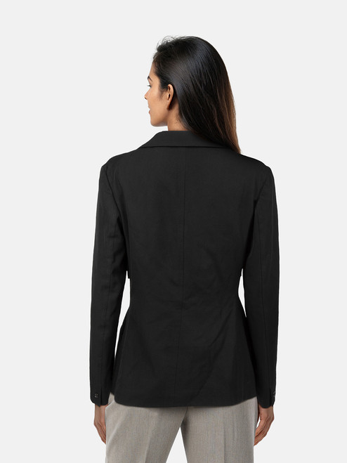 Yohji Yamamoto Y's Yohji Yamamoto Black Wool Layered Blazer Jacket