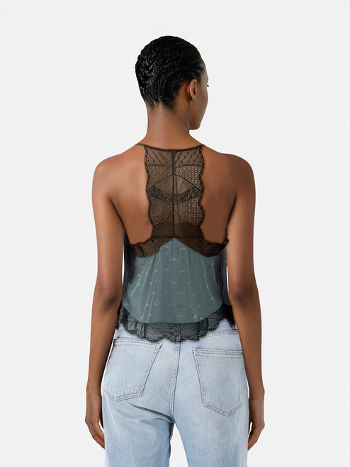 Zadig & Voltaire Nori Silk Claudy Jac Wings Tank Top Zadig & Voltaire Nori Silk Claudy Jac Wings Tank Top