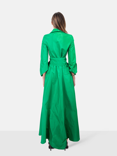 Carolina Herrera Green Belted Maxi Shirt Dress Carolina Herrera Green Belted Maxi Shirt Dress