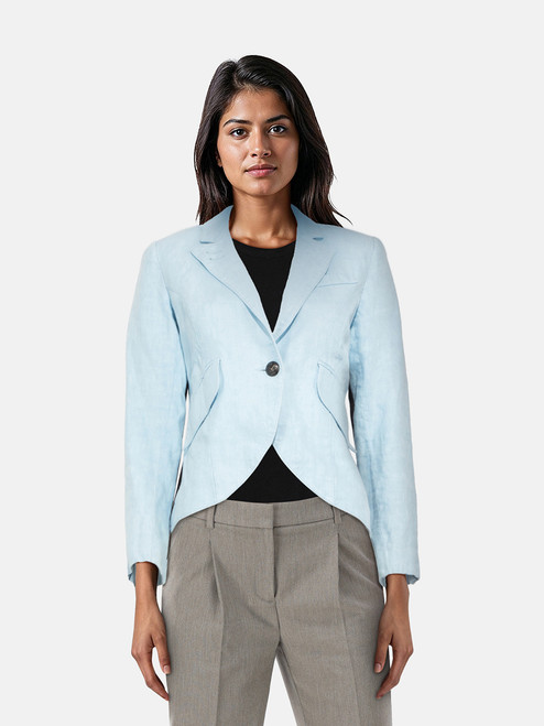 Smythe Blue Single Breasted Blazer Smythe Blue Single Breasted Blazer