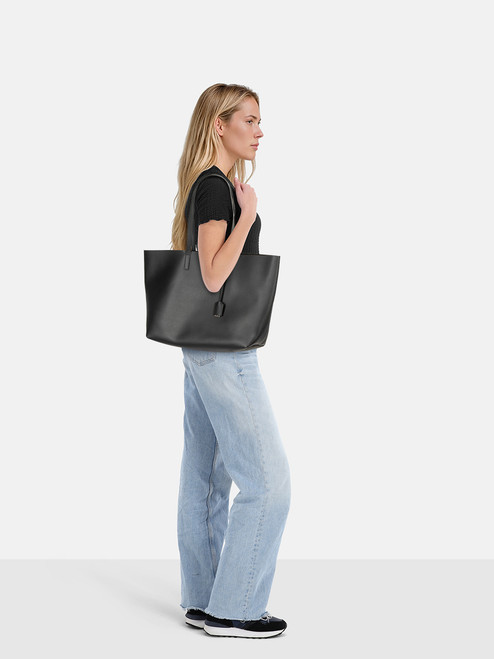 Saint Laurent Black Leather Shopper Tote Bag Saint Laurent Black Leather Shopper Tote Bag