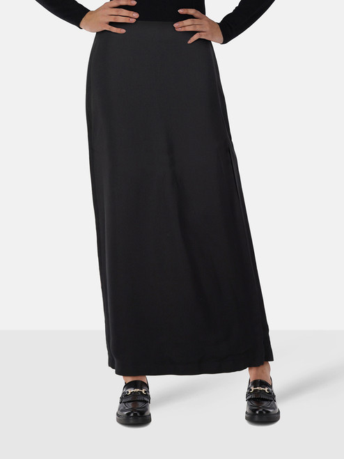 Tom Ford Black Midi Side Slit Skirt Tom Ford Black Midi Side Slit Skirt