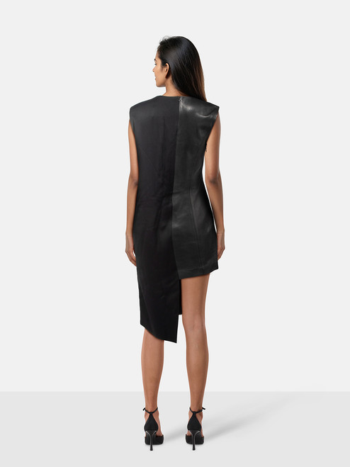 Maison Margiela Black Asymmetric Detail Dress Maison Margiela Black Asymmetric Detail Dress