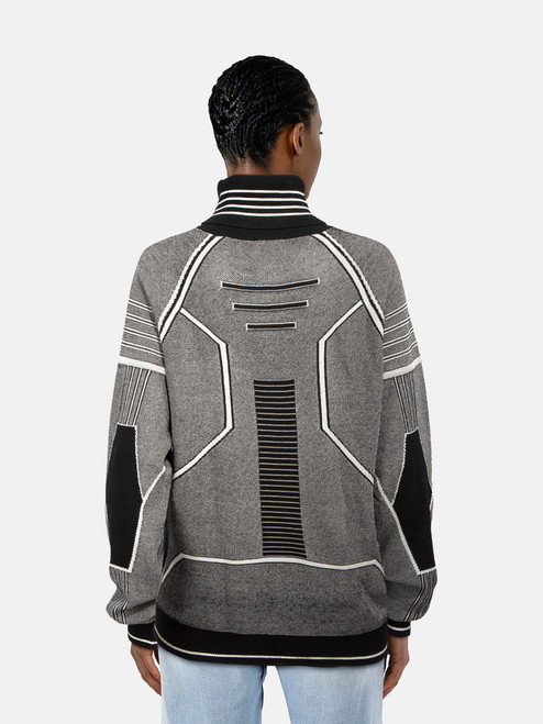 Dior Dior x Sorayama Technical Grey Logo Turtleneck Dior Dior x Sorayama Technical Grey Logo Turtleneck