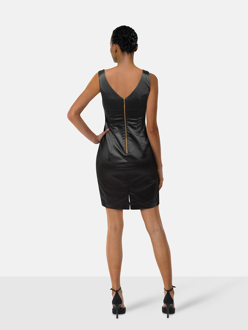 Dolce & Gabbana Black Knee Length Mini Dress Dolce & Gabbana Black Knee Length Mini Dress